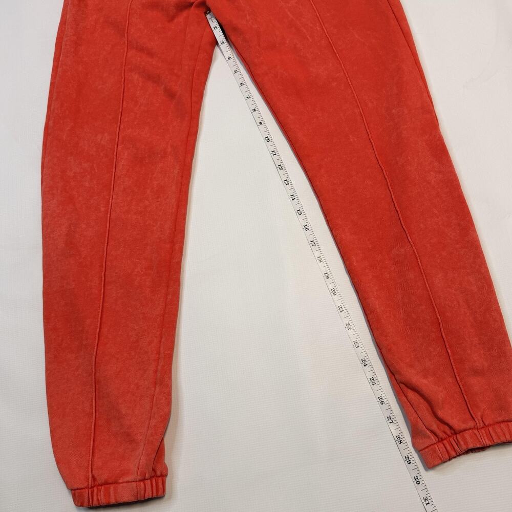 Nike Tracksuit Hoodie Sweatpants Set Womens XS Red Orange Fleece Jogger 2 Piece - Picture 8 of 14